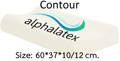 Alphalatex Contour Alphalatex Latex Pillow Contour